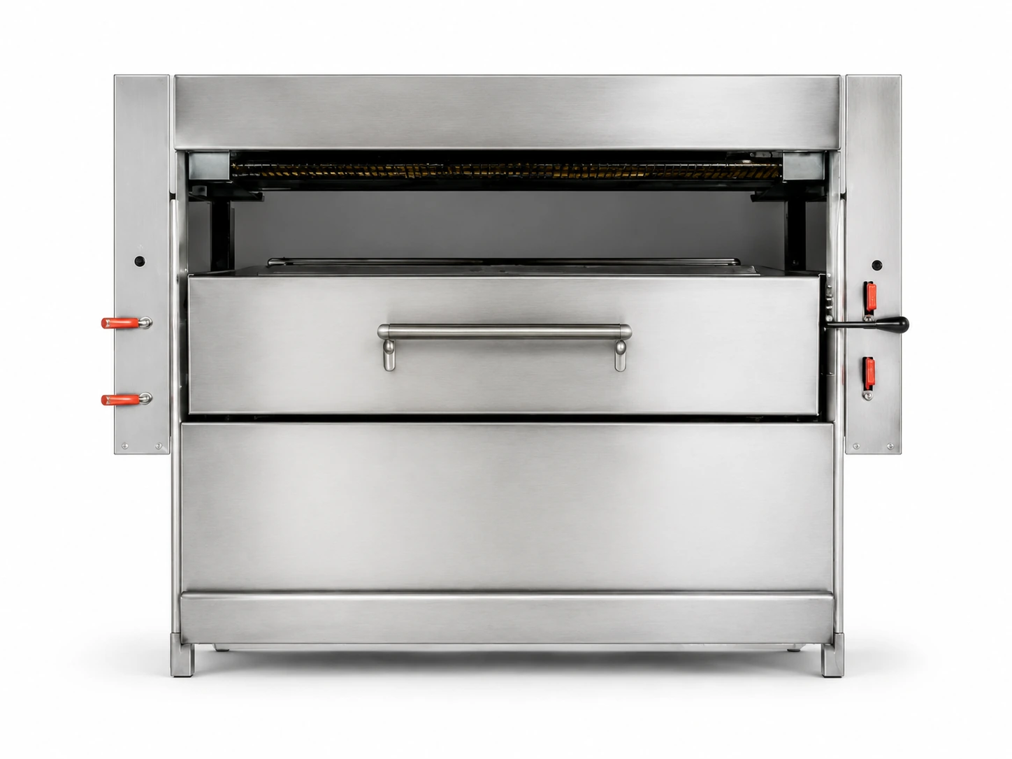 Gohar salamander radiant kebab grill with 30-skewer capacity