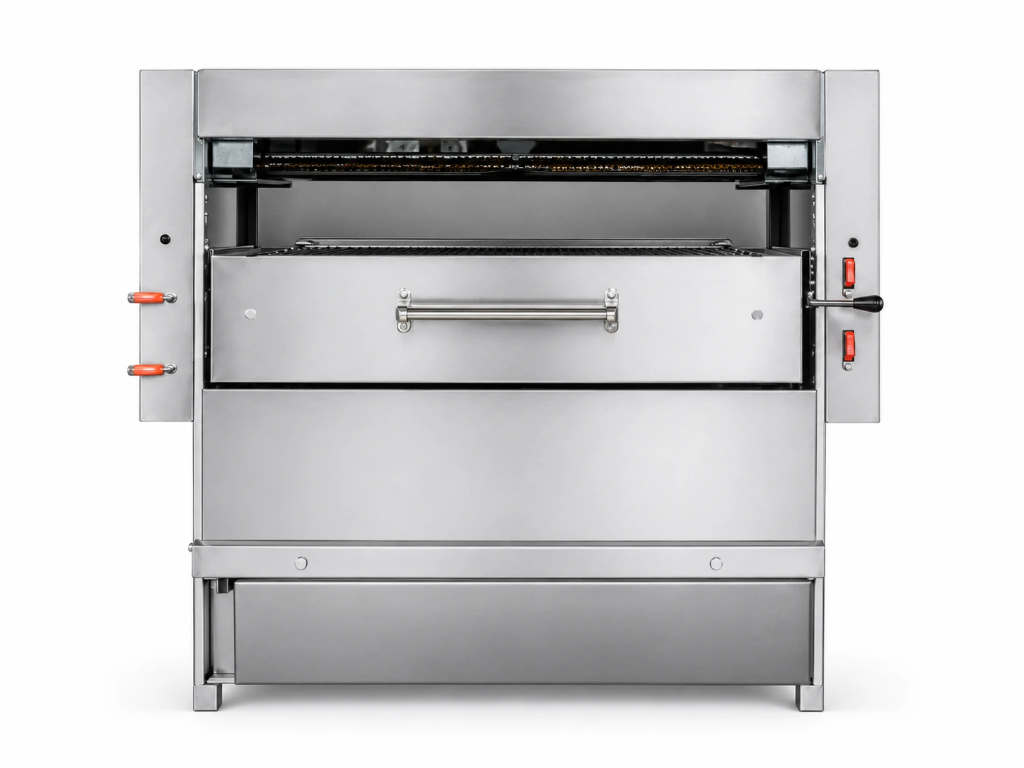 Hamoon wide salamander radiant kebab grill with 20-skewer capacity and 50-centimeter kebab length